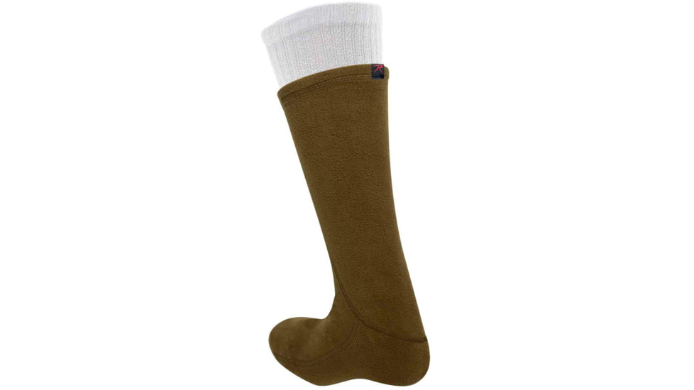 Rothco Polar Fleece Boot Liners, Coyote Brown, Medium, 3667-CoyoteBrown-M