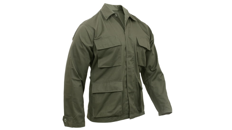 Rothco Camo BDU Shirt, Woodland Camo, M, 7940-M