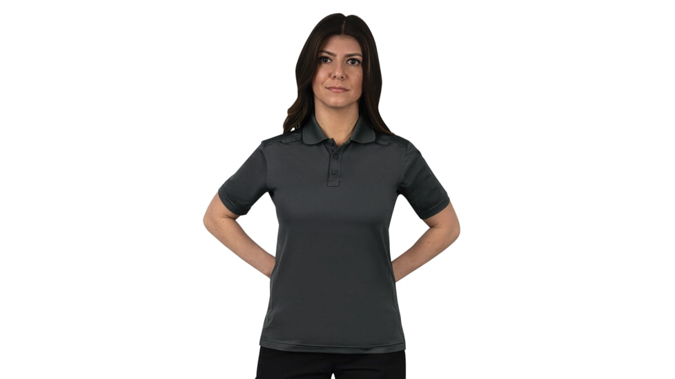 Rothco Short Sleeve Tactical Performance Polo - Women's, Charcoal Grey, 3XL, 88340-CharcoalGrey-3XL