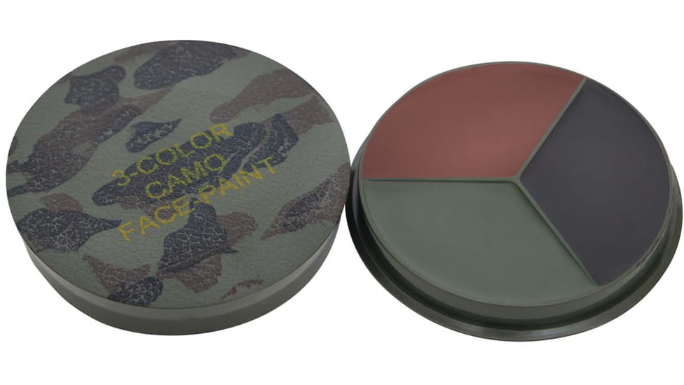 Rothco Round Camo Face Paint Compact, Woodland Camo, 8222