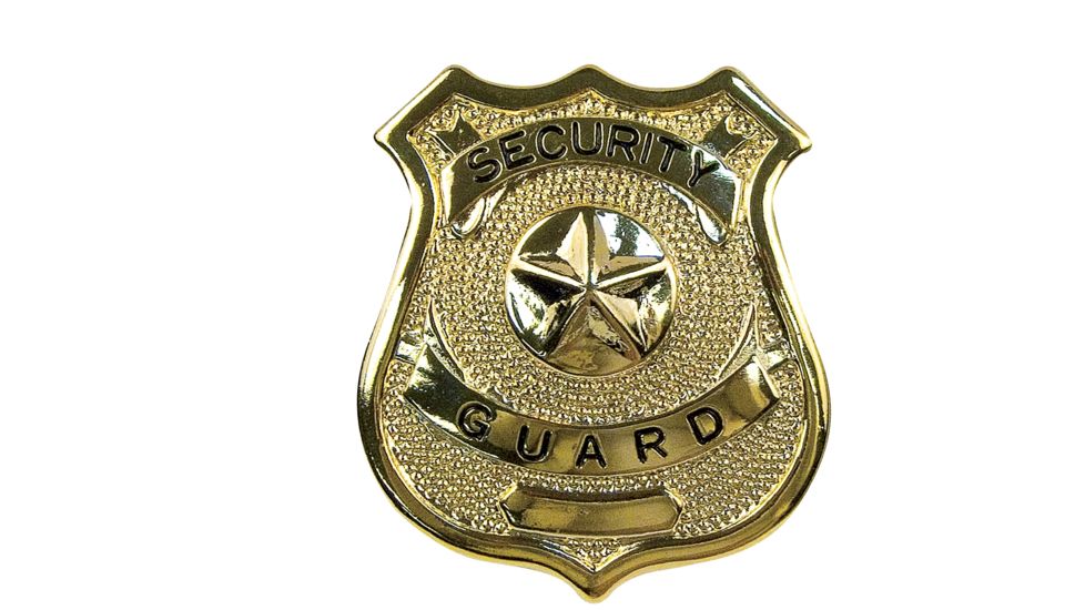 Rothco Security Guard Badge, Gold, 1904-Gold