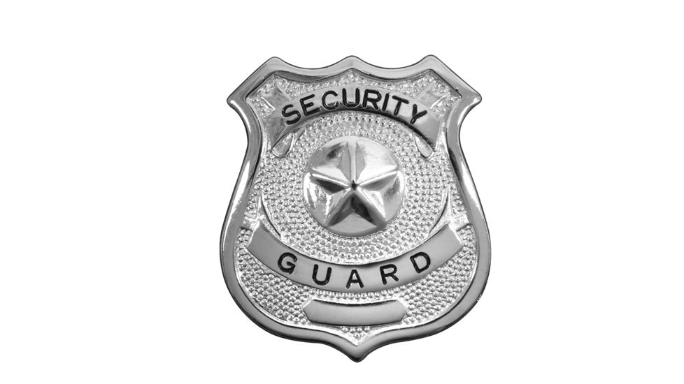 Rothco Security Guard Badge, Silver, 1900-Silver