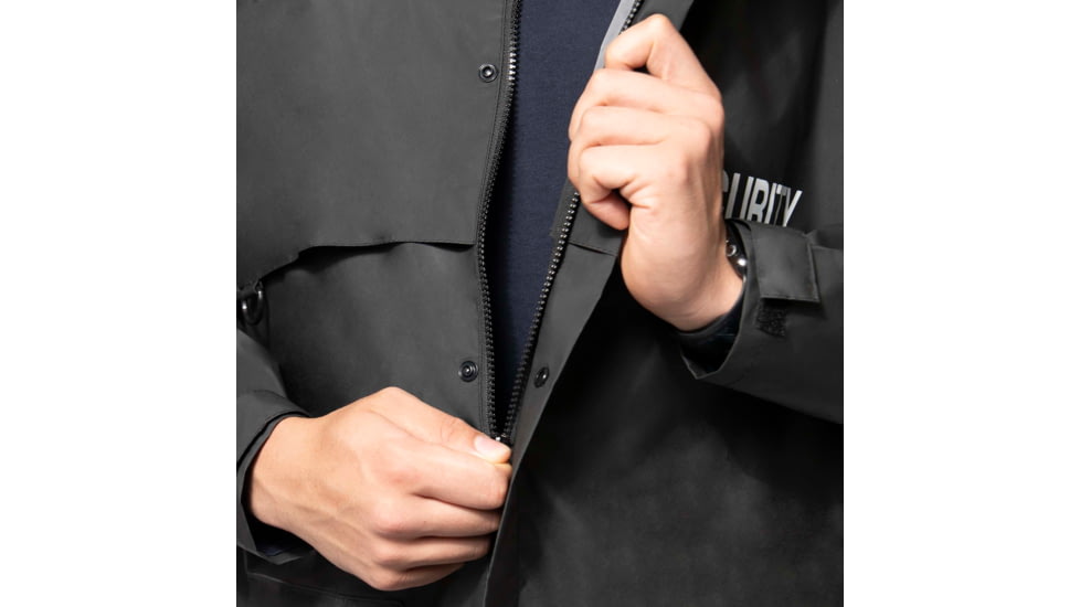 Rothco Security Nylon Rain Jacket - Mens, Black, 3XL, 2561-3XL