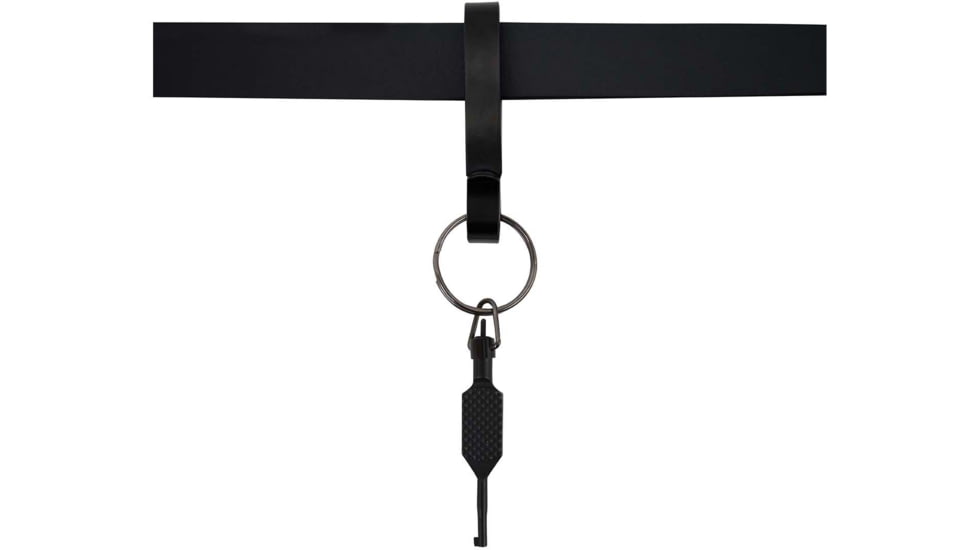 Rothco Steel Belt Key Clip, Black, 1843