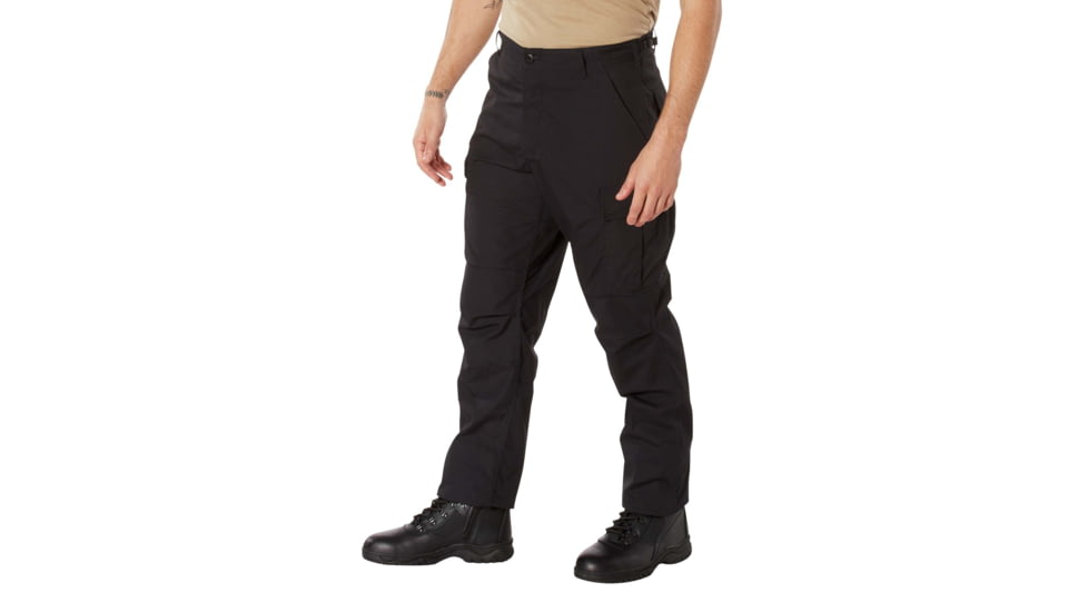 Rothco SWAT Cloth BDU Pants - Mens, Black, Extra Small, 6215-Black-XS