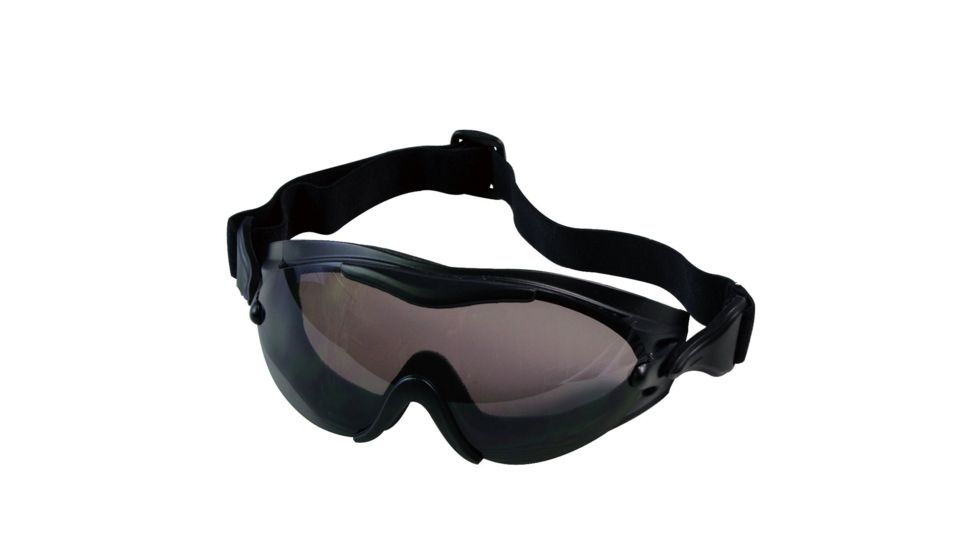 Rothco SWAT Tec Single Lens Tactical Goggle, Black, 10397-Black