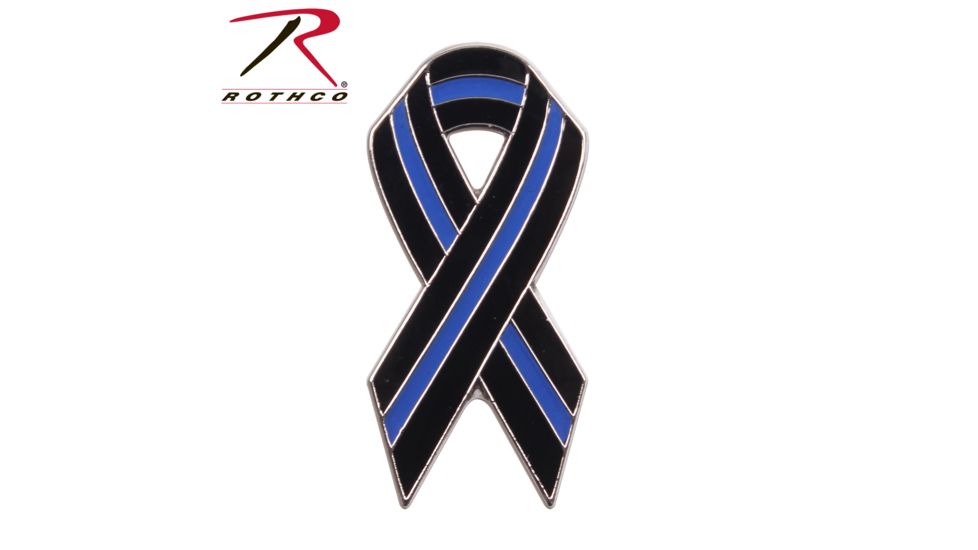 Rothco Thin Blue Line Ribbon Pin, 1965