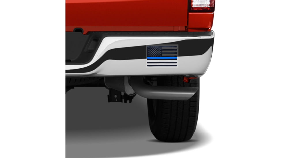 Rothco Transparent Thin Blue Line Flag Decal, Small, 12930-S