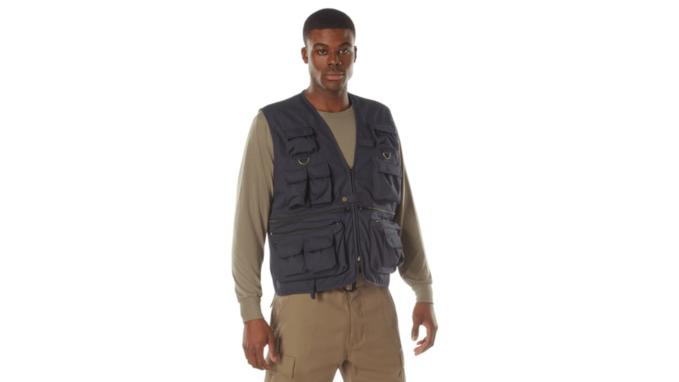 Rothco Uncle Milty Travel Vest, Midnight Navy Blue, L, 75320-MidnightNavyBlue-L