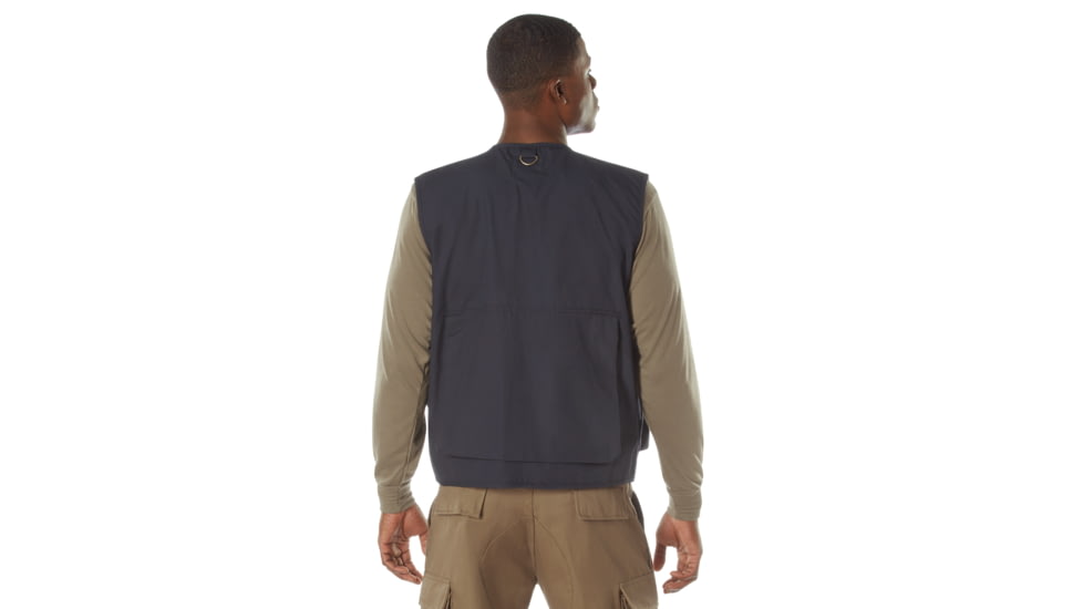 Rothco Uncle Milty Travel Vest, Midnight Navy Blue, L, 75320-MidnightNavyBlue-L
