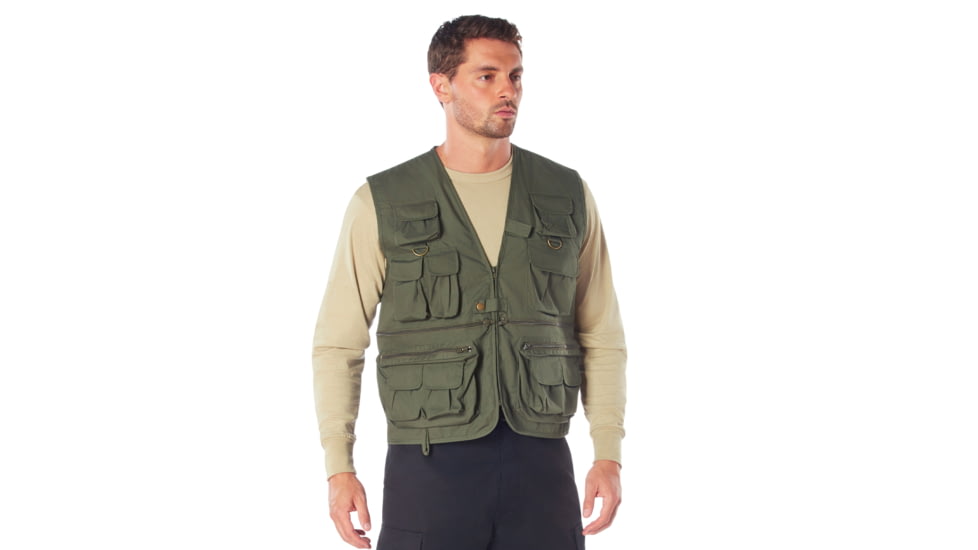 Rothco Uncle Milty Travel Vest, Olive Drab, XL, 7540-OliveDrab-XL