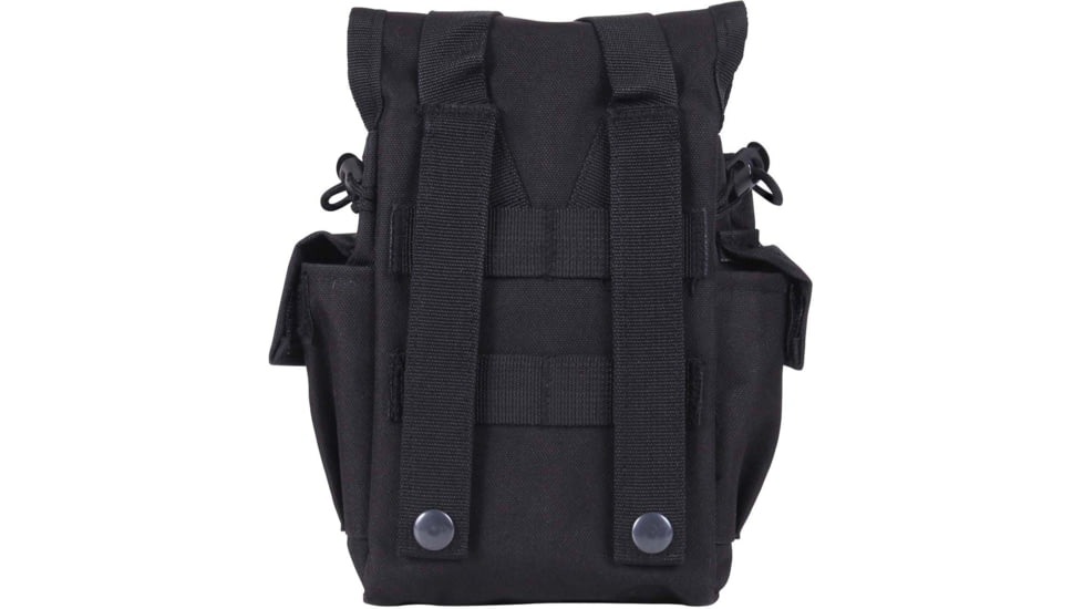 Rothco Utility Pouch w/ Survival Kit Essentials, Black, 10189-Black