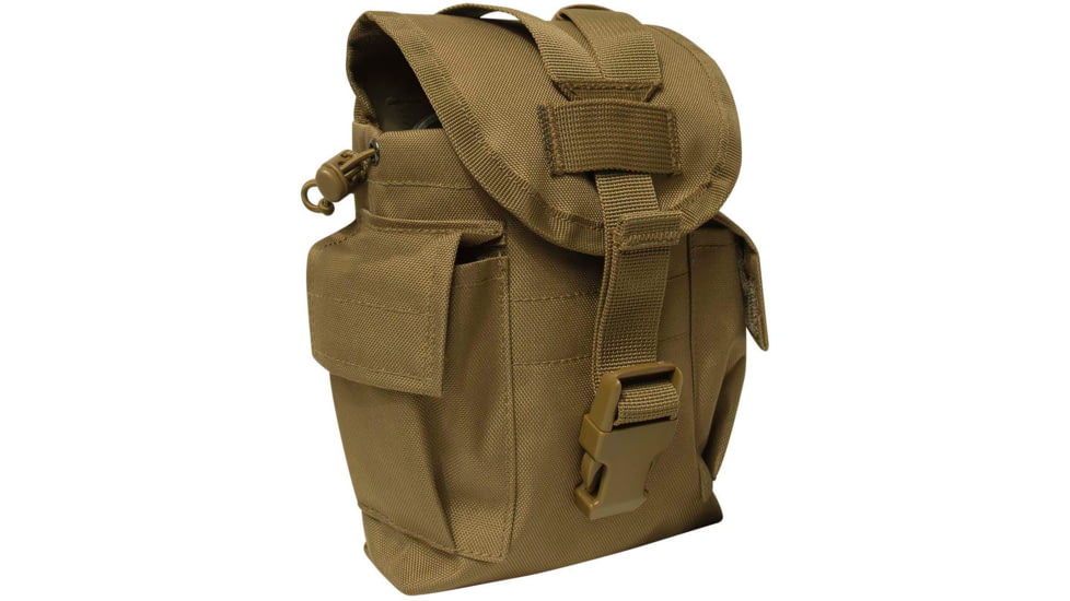 Rothco Utility Pouch with Survival Kit Essentials, Coyote Brown, 10189-CoyoteBrown