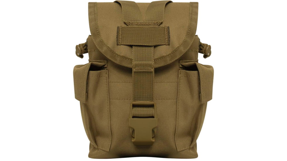 Rothco Utility Pouch with Survival Kit Essentials, Coyote Brown, 10189-CoyoteBrown