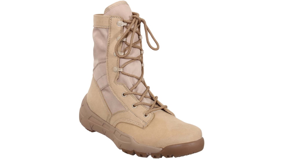 Rothco V-Max Lightweight 8in Tactical Boot, Desert Sand, 11, 5364-11