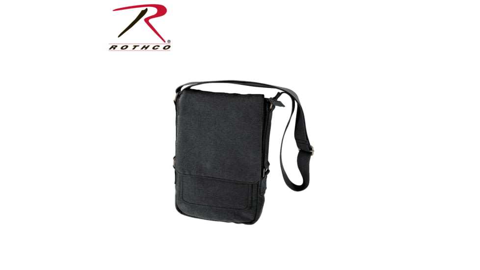 Rothco Vintage Canvas Military Tech Bag, Khaki, 5795-Khaki