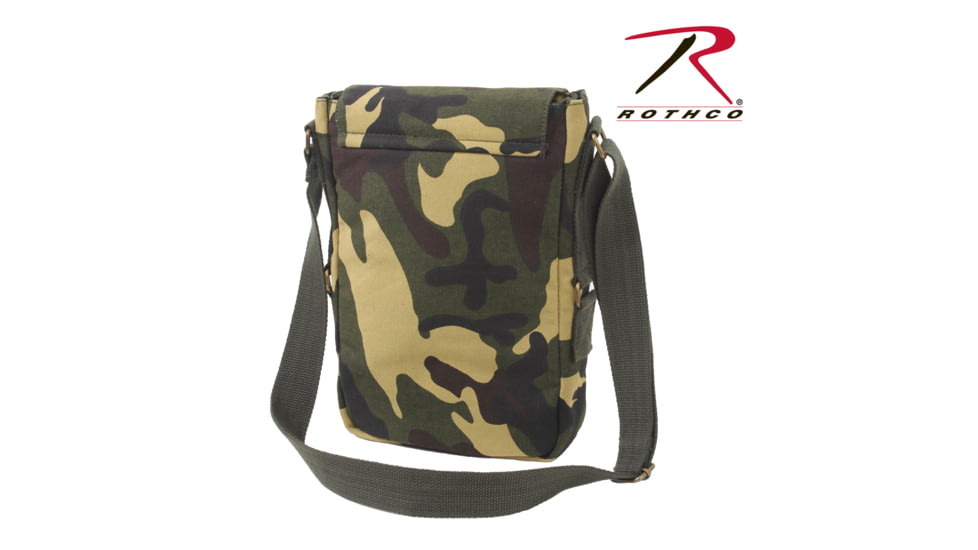 Rothco Vintage Canvas Military Tech Bag, Khaki, 5795-Khaki