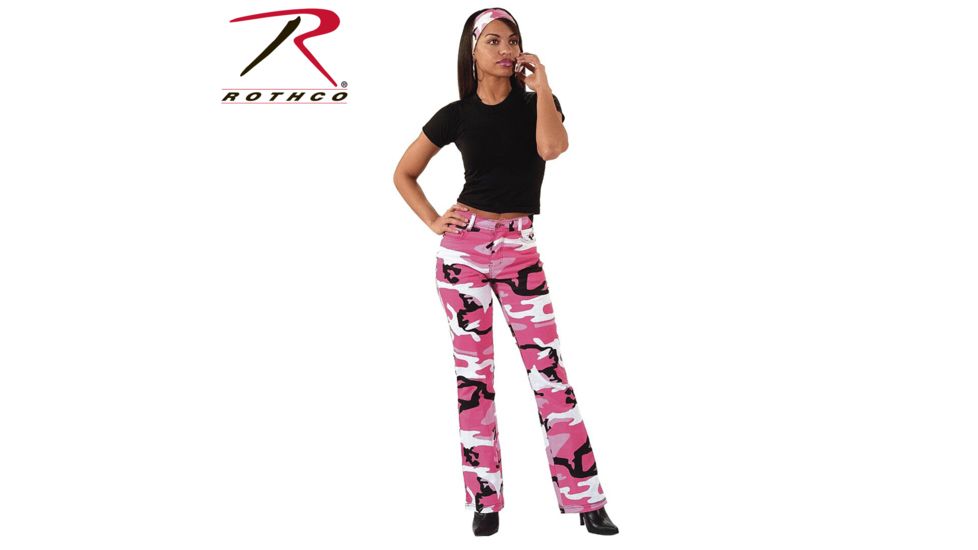 Rothco Womens Camouflage Stretch Flare Pants