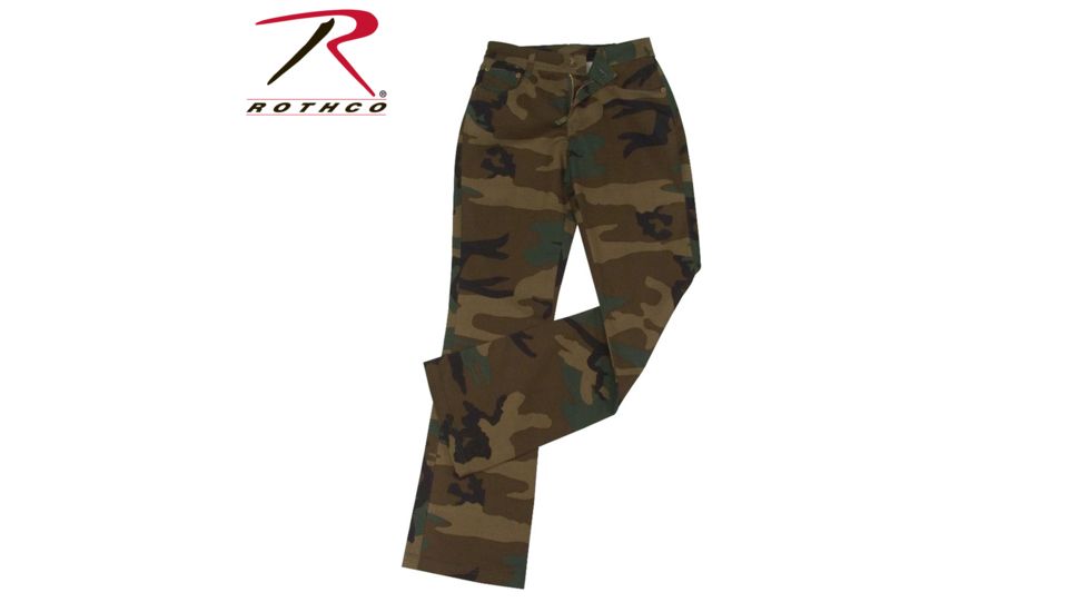 Rothco Womens Camouflage Stretch Flare Pants