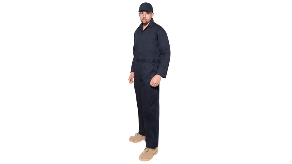 Rothco Workwear Coverall, Midnight Navy Blue, Small, 10481-MidnightNavyBlue-S