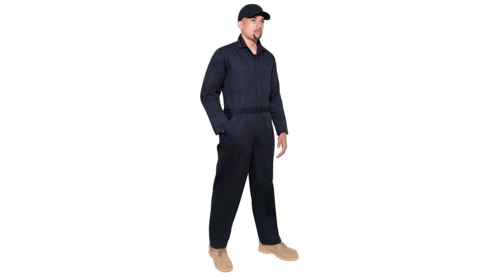 Rothco Workwear Coverall, Midnight Navy Blue, Small, 10481-MidnightNavyBlue-S