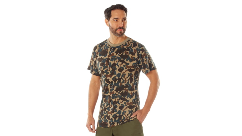 Rothco X Bear Archery Fred Camo Moisture Wicking T-Shirt, Camo, Large, 613902036055