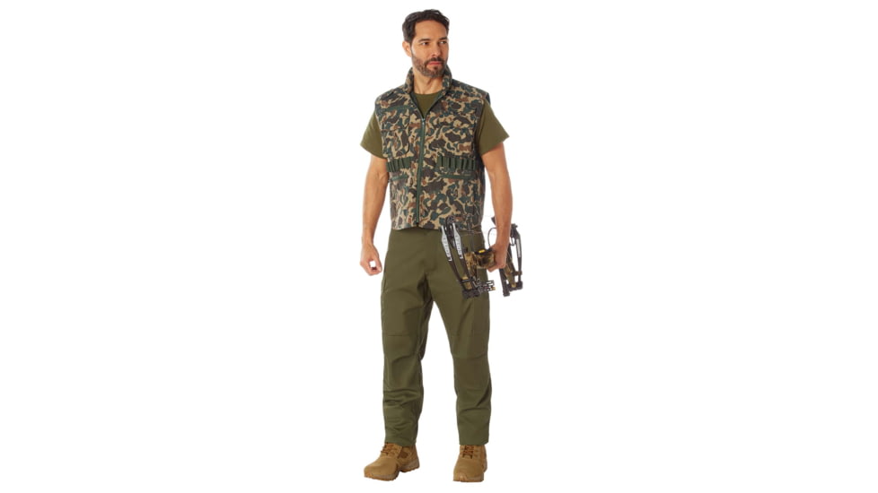 Rothco X Bear Archery Fred Camo Ranger Vest, Camo, Small, 613902036154