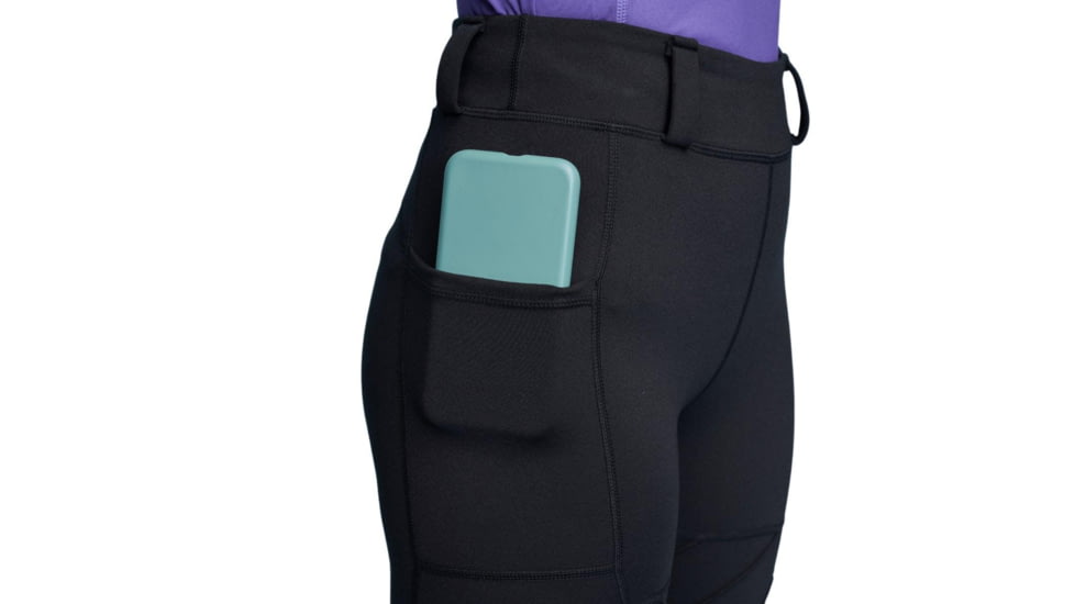 Rounded Belt Loop Leggings, Black, Small, CEX-BLTLEGNS-BK-RH-SML