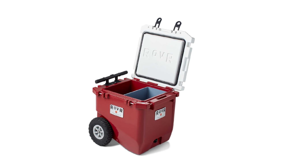 RovR Products RollR 45 Wheeled Cooler, 45 Quart, Chili Pepper, 45CPROLLR