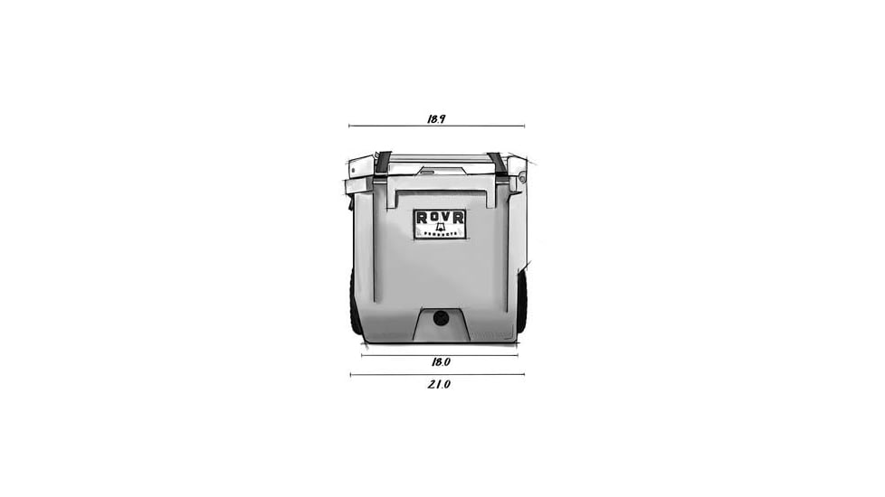 RovR Products RollR 45 Wheeled Cooler, Bluebird, 02-24-00012-14