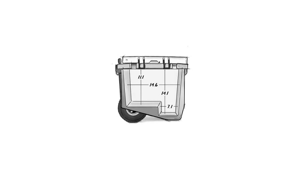 RovR Products RollR 45 Wheeled Cooler, Bluebird, 02-24-00012-14
