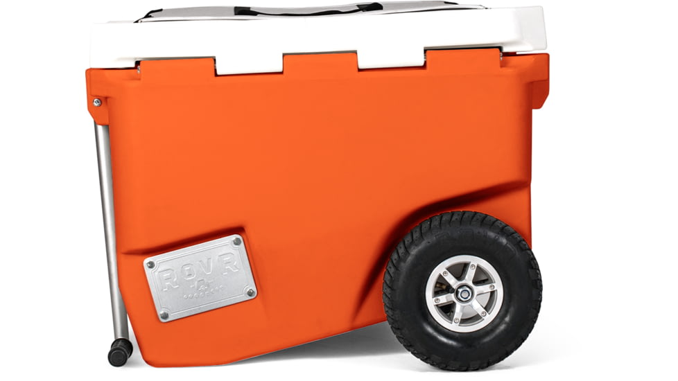 RovR Products RollR 60 Cooler w/ Wagon Bin, Desert, 852490007706
