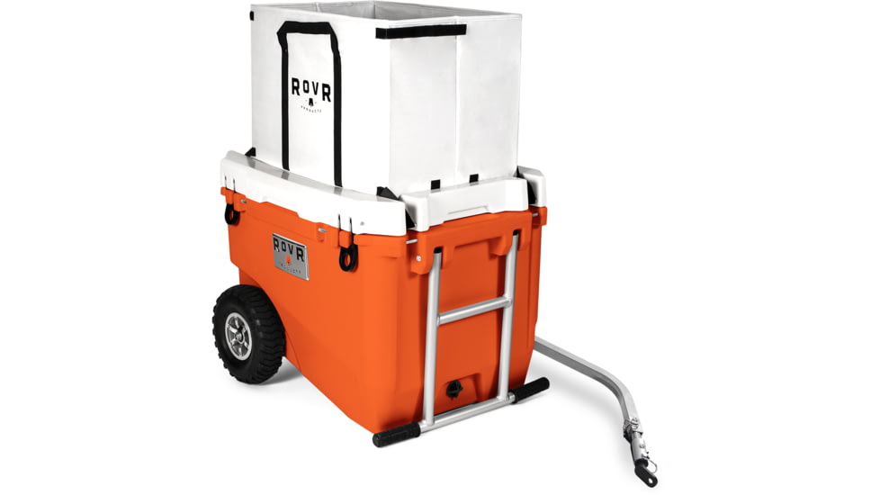 RovR Products RollR 60 Cooler w/ Wagon Bin, Desert, 852490007706