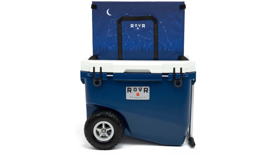 RovR Products RollR 60 Cooler w/ Wagon Bin, Midnight, 852490007126