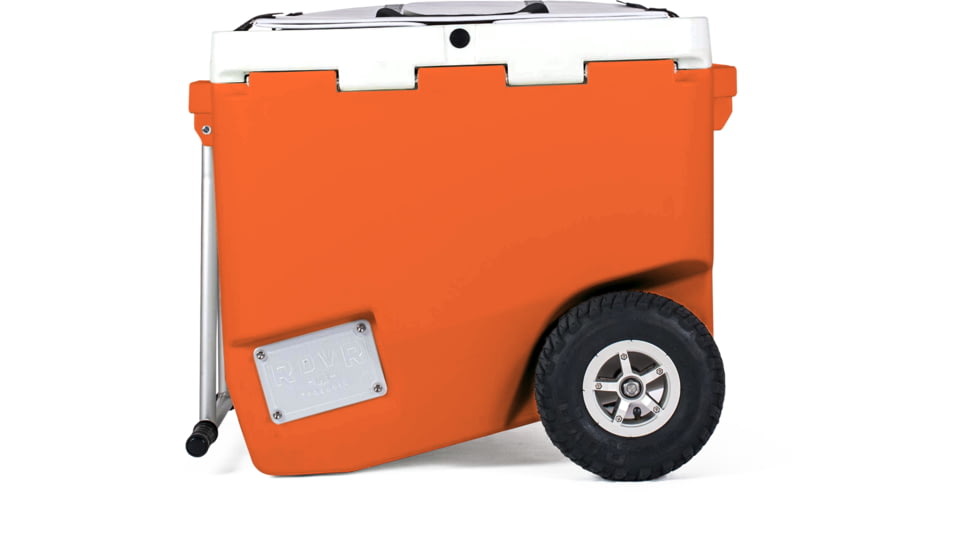 RovR Products RollR 80 Cooler w/ Wagon Bin, Desert, 852490007768