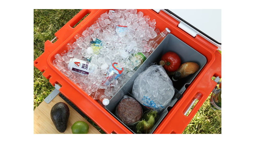 RovR Products RollR 80 Cooler w/ Wagon Bin, Desert, 852490007768