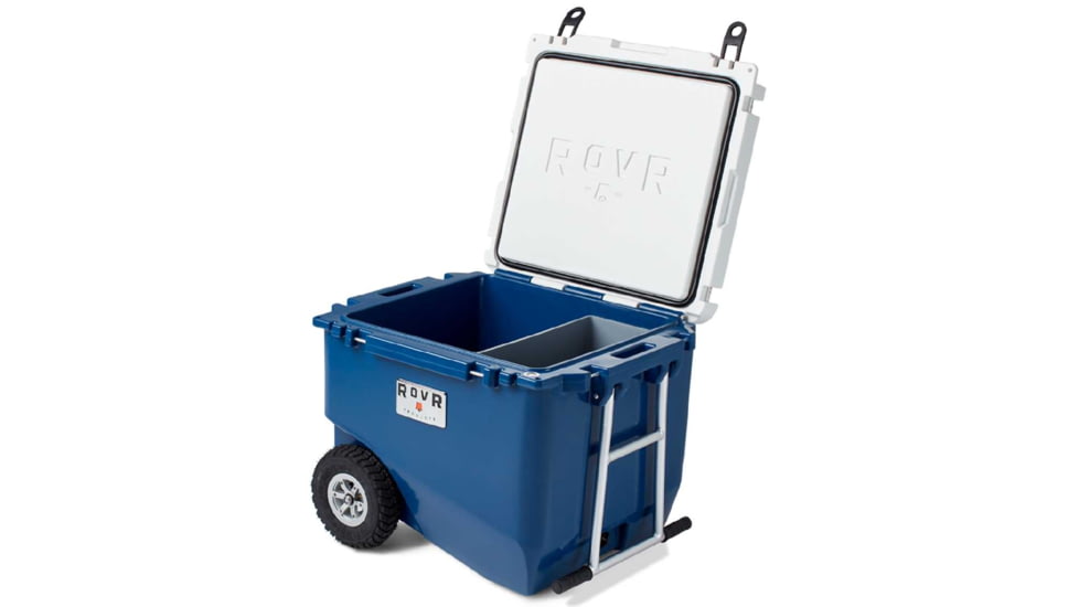 RovR Products RollR 80 Wheeled Cooler, 80 Quart, Midnight, 80MNROLLR