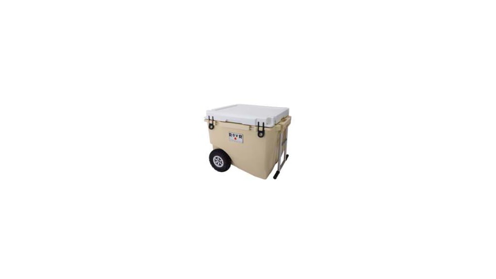 RovR Products RollR 80 Wheeled Cooler, Sand, 02-24-00023-19