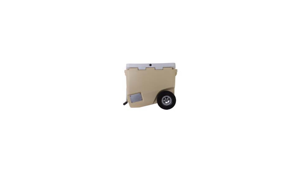 RovR Products RollR 80 Wheeled Cooler, Sand, 02-24-00023-19