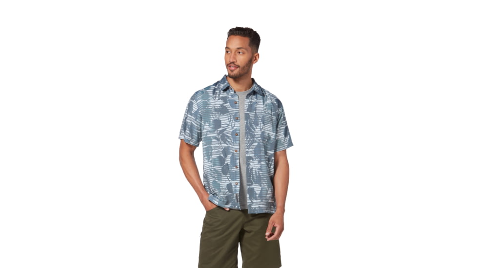 Royal Robbins Comino Leaf S/S Shirt - Mens, Summer Sky, L, Y721013-Summer Sky-L