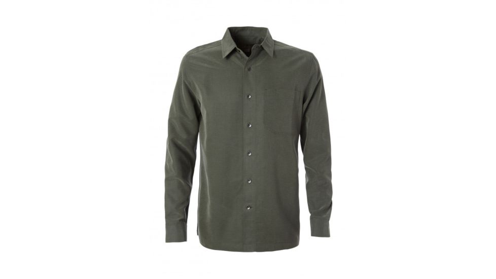 Royal Robbins Desert Pucker Dry Long Sleeve, Climbing Ivy, Small, 72221-401-S