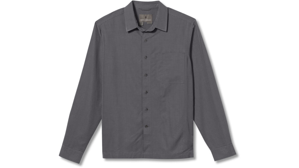 Royal Robbins Desert Pucker Dry Long Sleeve - Mens, Asphalt, 3XL, 72221-568-3XL-