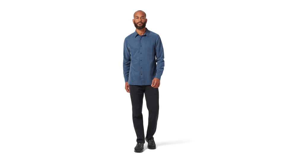 Royal Robbins Desert Pucker Dry Long Sleeve, Collins Blue, Medium, 72221-751-M