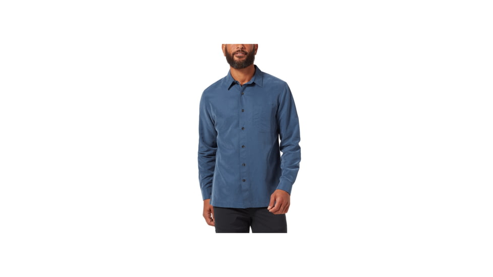 Royal Robbins Desert Pucker Dry Long Sleeve, Collins Blue, Medium, 72221-751-M