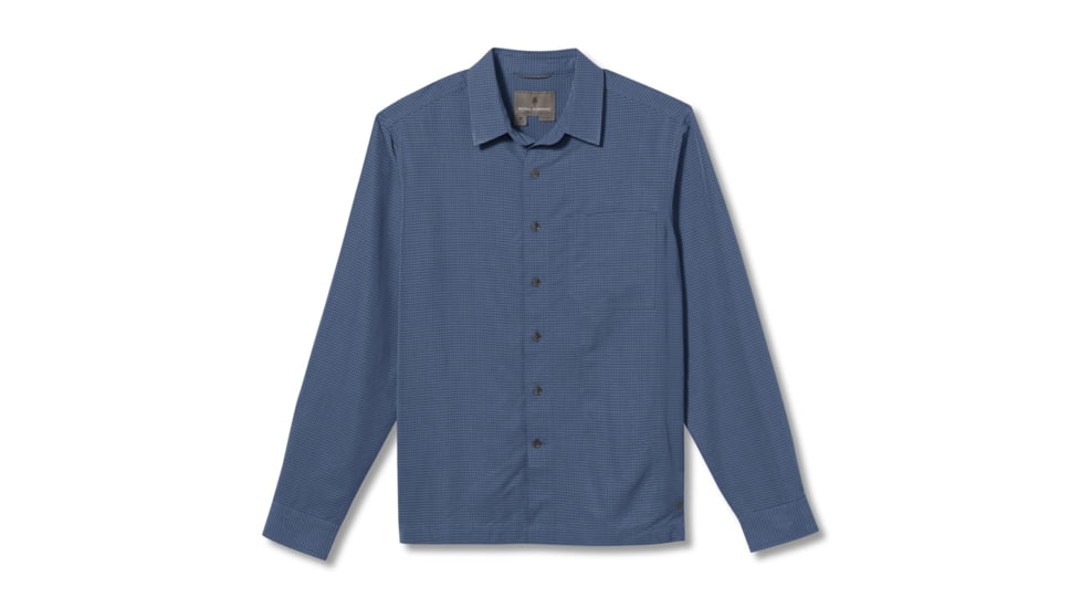 Royal Robbins Desert Pucker Dry Long Sleeve, Collins Blue, Medium, 72221-751-M