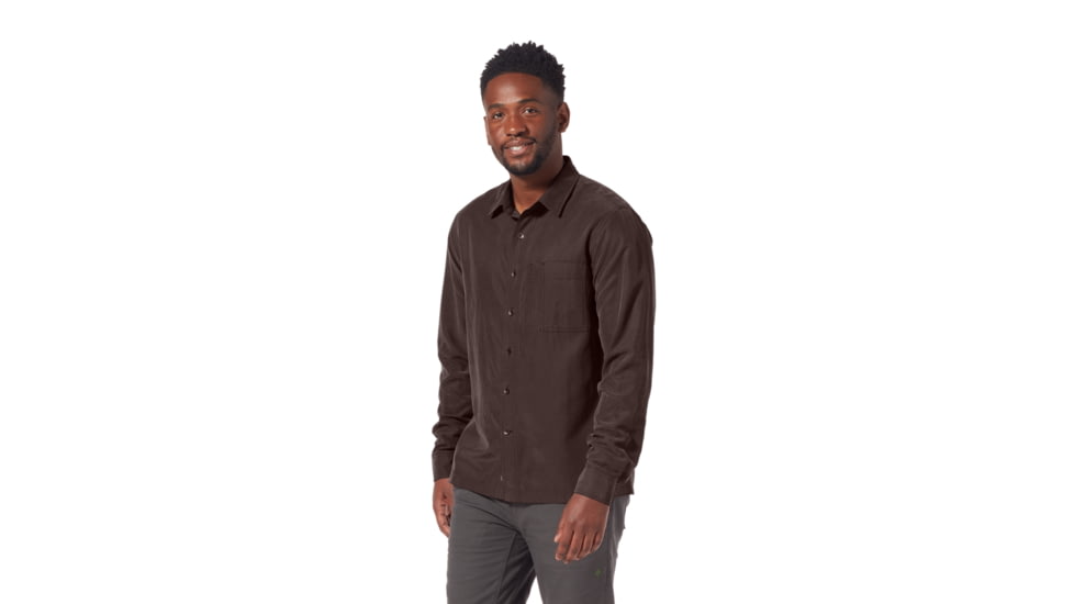 Royal Robbins Desert Pucker Dry Long Sleeve Shirt - Mens, Large, Java, Y72221-123-L