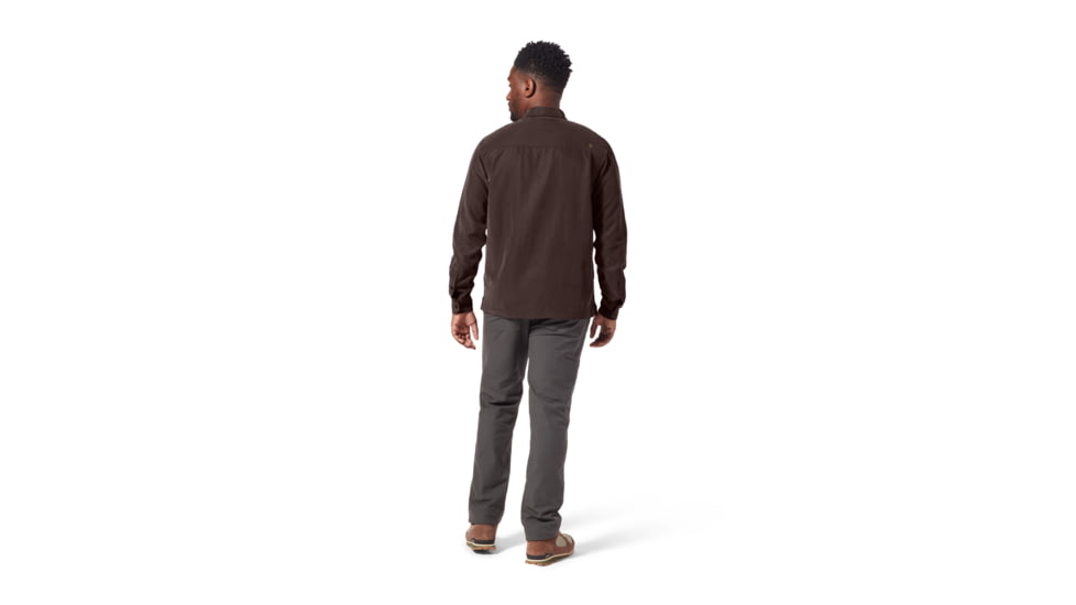 Royal Robbins Desert Pucker Dry Long Sleeve Shirt - Mens, Large, Java, Y72221-123-L