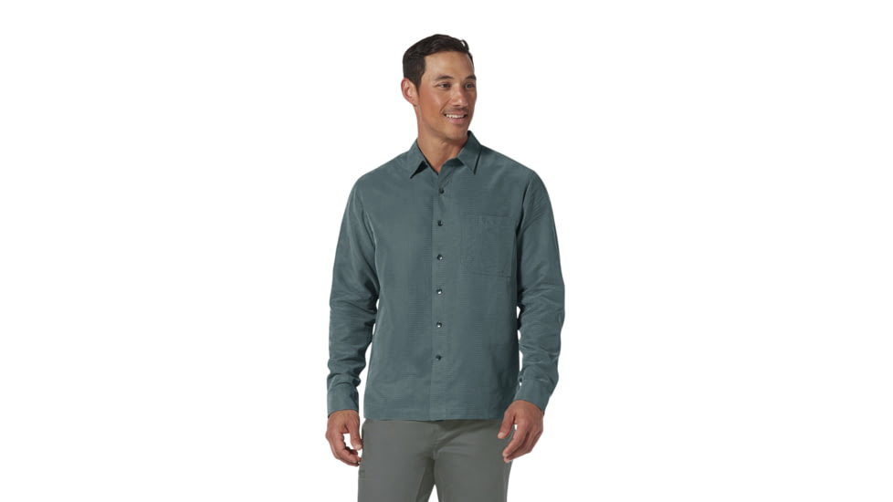 Royal Robbins Desert Pucker Dry Long Sleeve Shirt - Mens, Medium, Sea Pine, Y72221-349-M