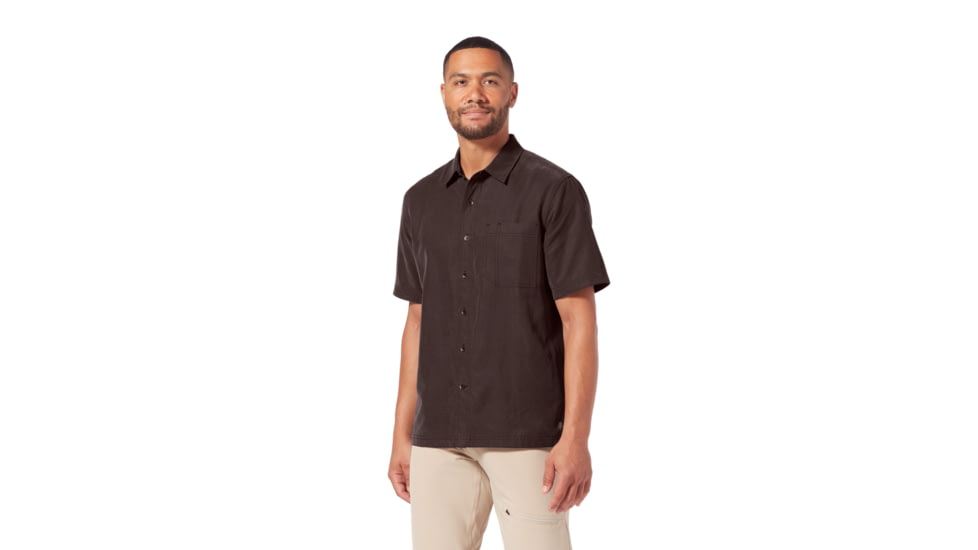 Royal Robbins Desert Pucker Dry Short Sleeve Shirt - Men's, Medium, Java, Y71200-123-M