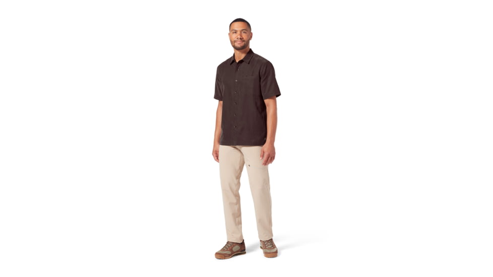 Royal Robbins Desert Pucker Dry Short Sleeve Shirt - Men's, Medium, Java, Y71200-123-M